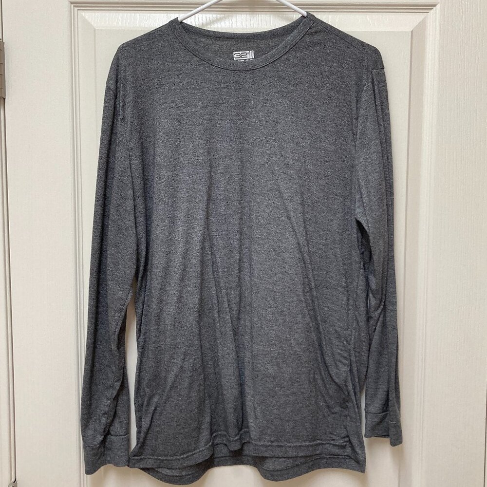 32 DEGREES Heat Mens Performance Thermal Base Layer Crewneck Long Sleeve Top